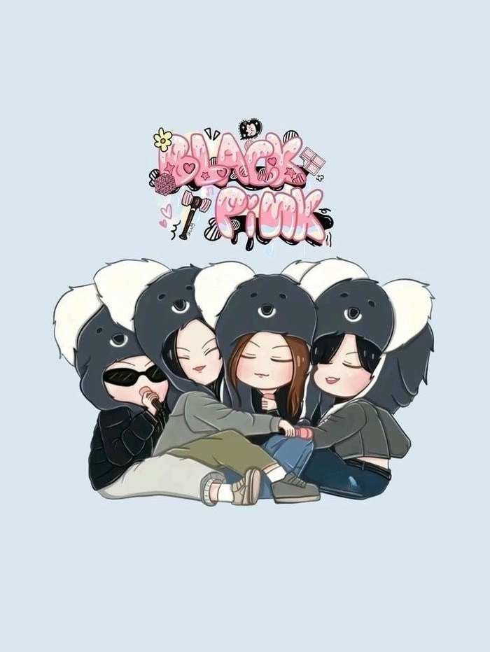 Ảnh BlackPink chibi cute siêu xinh