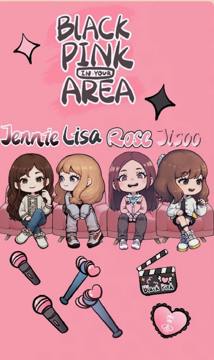 Ảnh BlackPink chibi phong cách anime