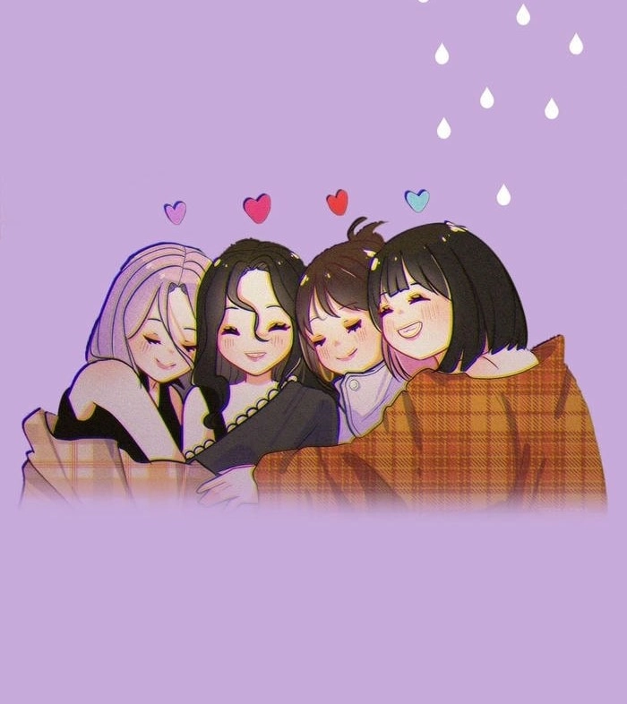 Ảnh BlackPink cute cả nhóm chibi