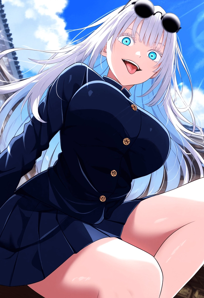 Ảnh Gojo Satoru nữ dễ thương cho fan anime