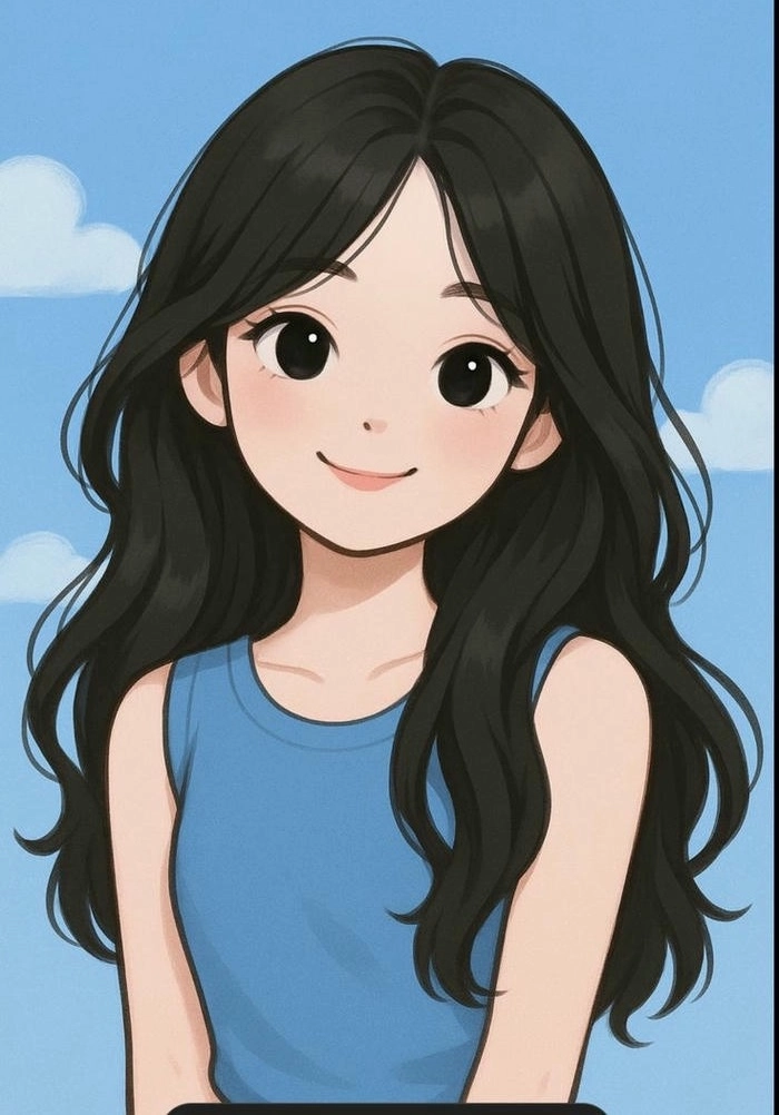 Ảnh Jennie chibi nhẹ nhàng đáng yêu