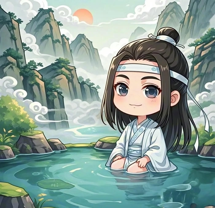 Ảnh Lam Trạm chibi cho fan art