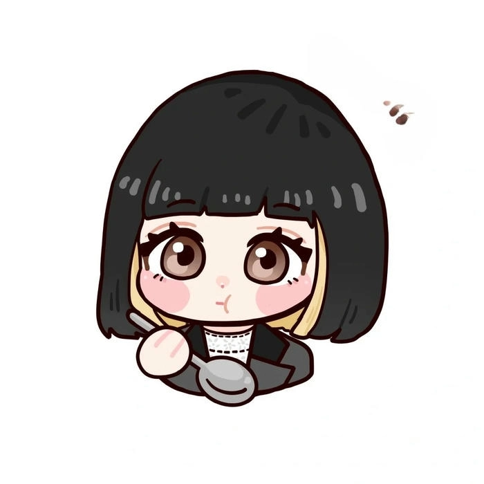 Ảnh Lisa chibi tóc mái đặc trưng