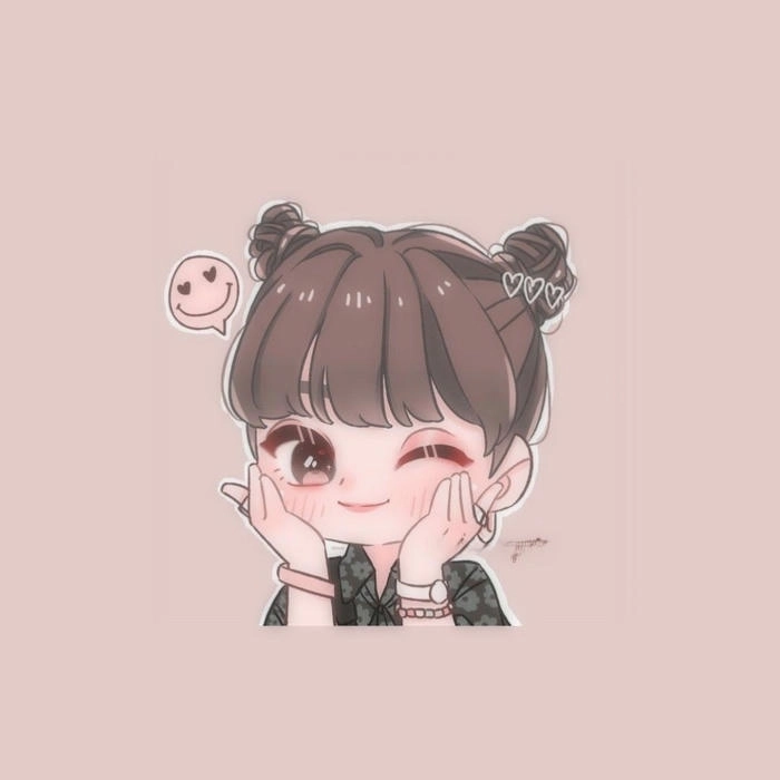 Ảnh Lisa chibi với nét vẽ dễ mến