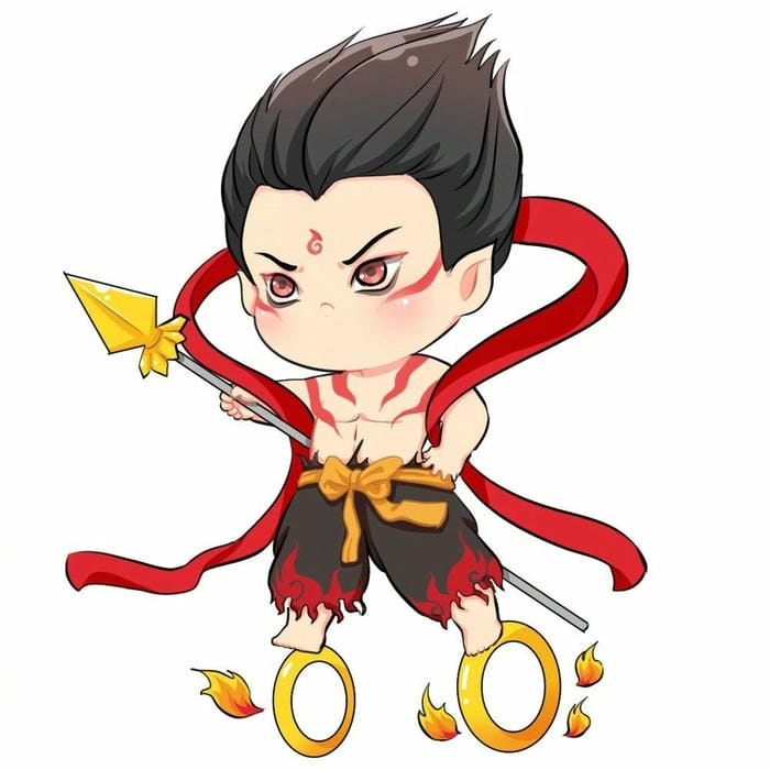 Ảnh Na Tra chibi phiên bản hoạt hình