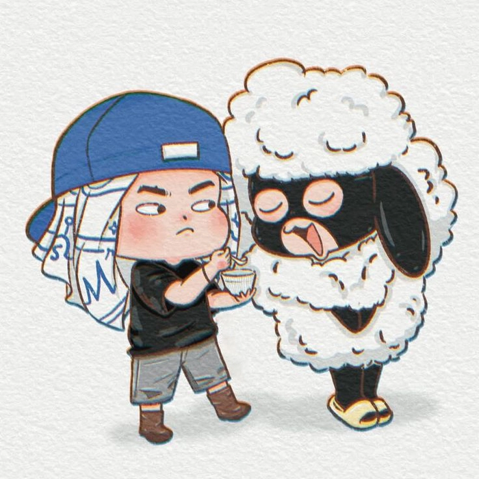 Ảnh Negav chibi biểu cảm hài hước