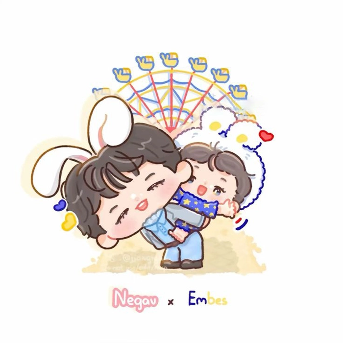 Ảnh Negav chibi cute đơn giản