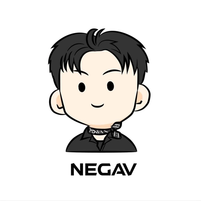 Ảnh Negav chibi mang vibe rap