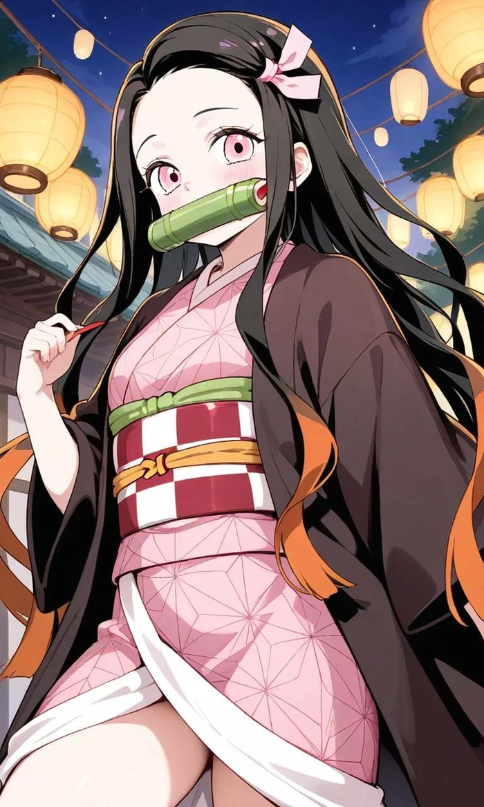 Ảnh Nezuko đẹp nhất với biểu cảm ngây thơ