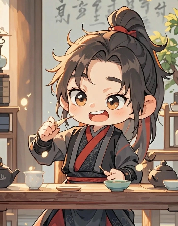 Ảnh Ngụy Anh chibi mặt cười