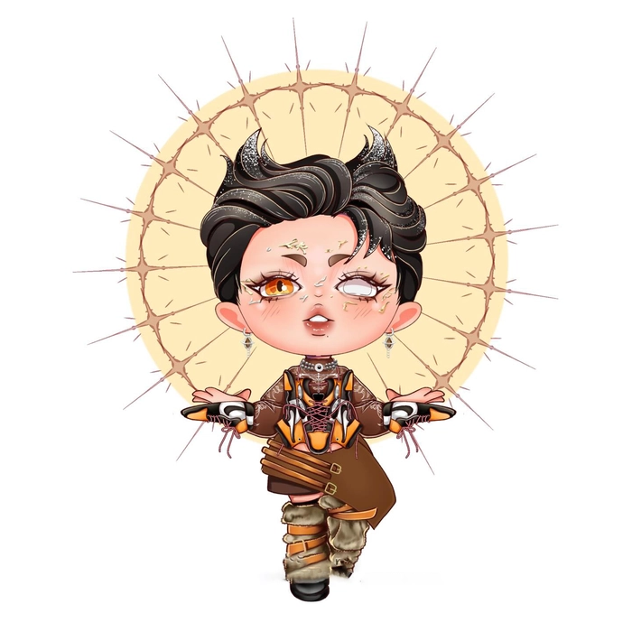 Ảnh Pháp Kiều chibi phong cách đáng yêu