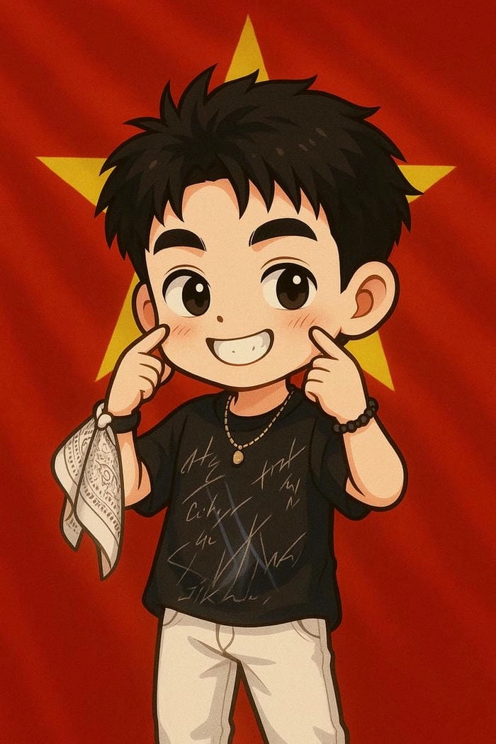 Ảnh Quang Hùng MasterD chibi biểu cảm đáng yêu
