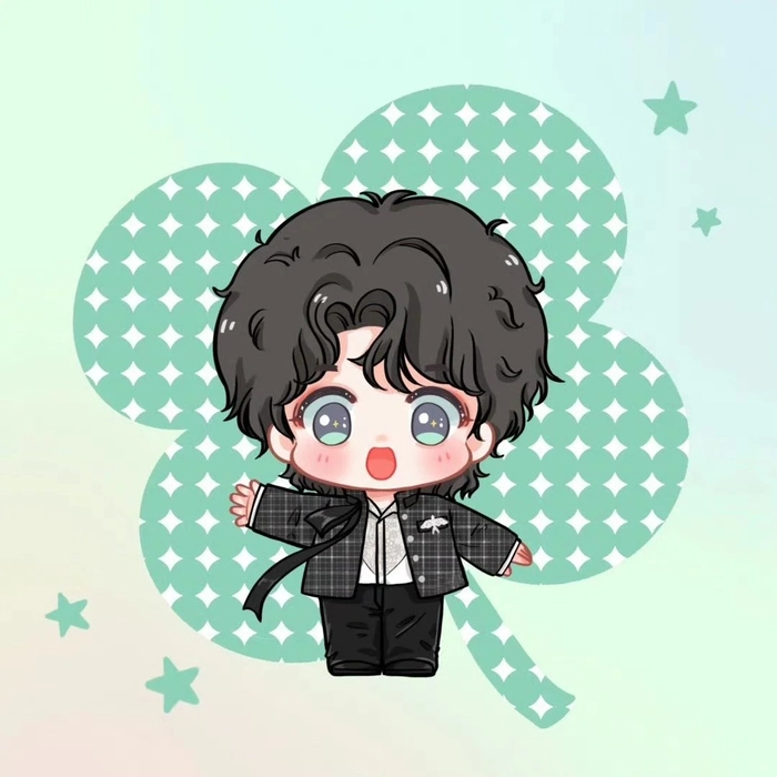 Ảnh Vương Nhất Bác chibi ngọt ngào mà cool