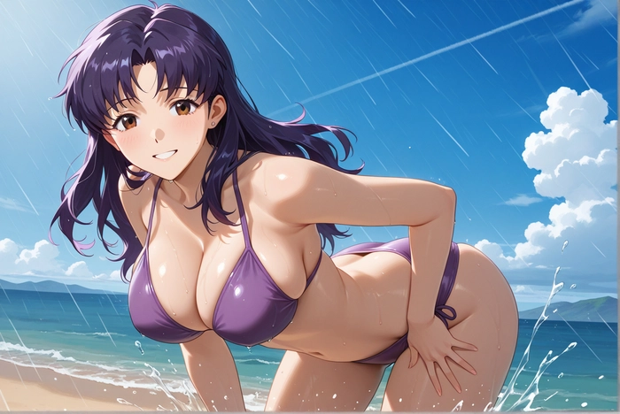 Ảnh anime gái cute bikini dễ thương