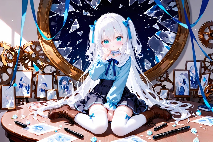 Ảnh avatar Wibu cute phong cách chibi