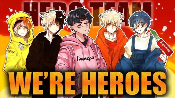 Ảnh chibi Hero Team cực đẹp