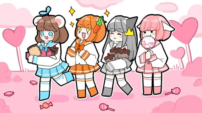Ảnh chibi Hero Team cực kỳ dễ thương