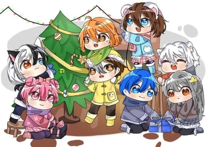 Ảnh chibi Hero Team phong cách đáng yêu