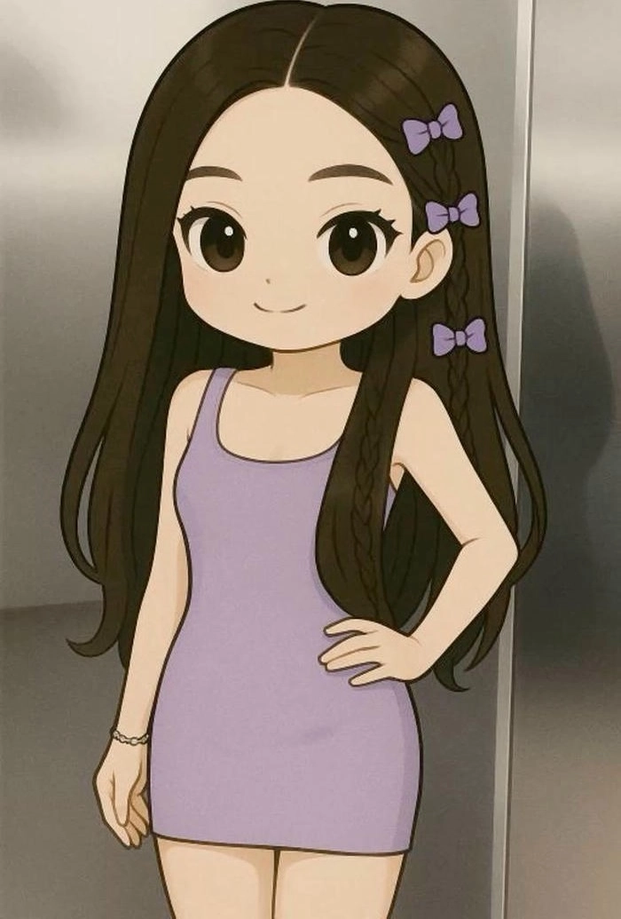Ảnh chibi Jennie BLACKPINK đẹp hút mắt