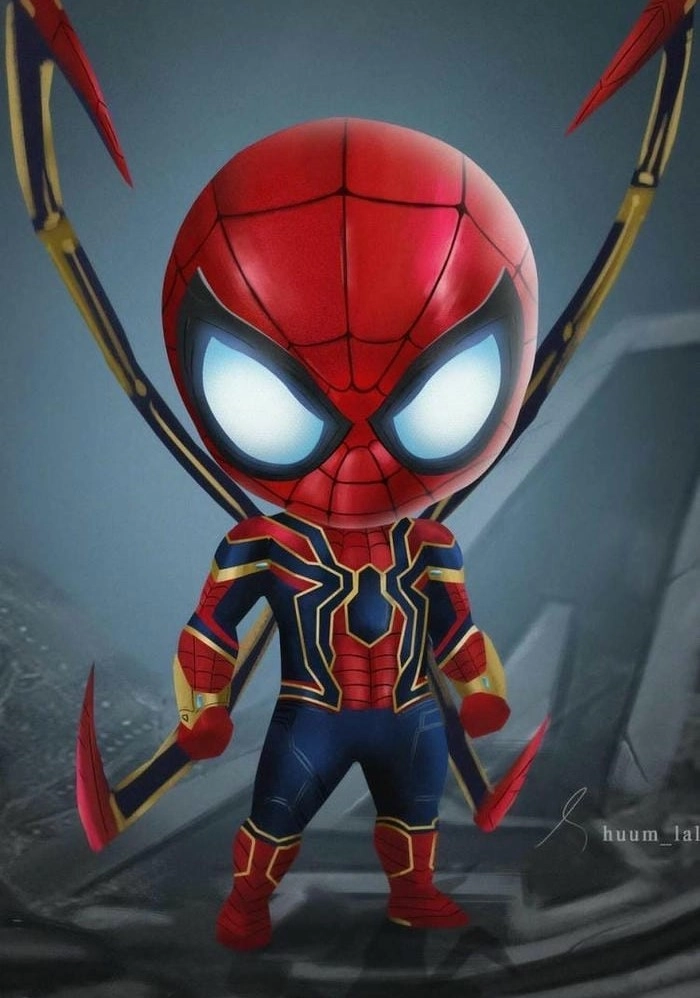 Ảnh chibi Người Nhện cho fan sưu tầm
