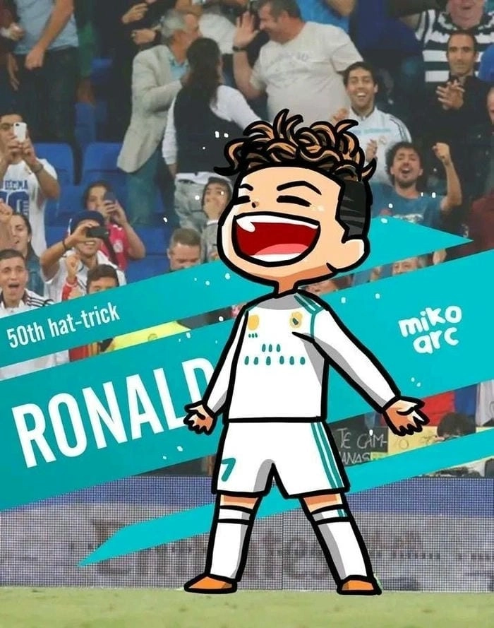 Ảnh chibi Ronaldo full HD