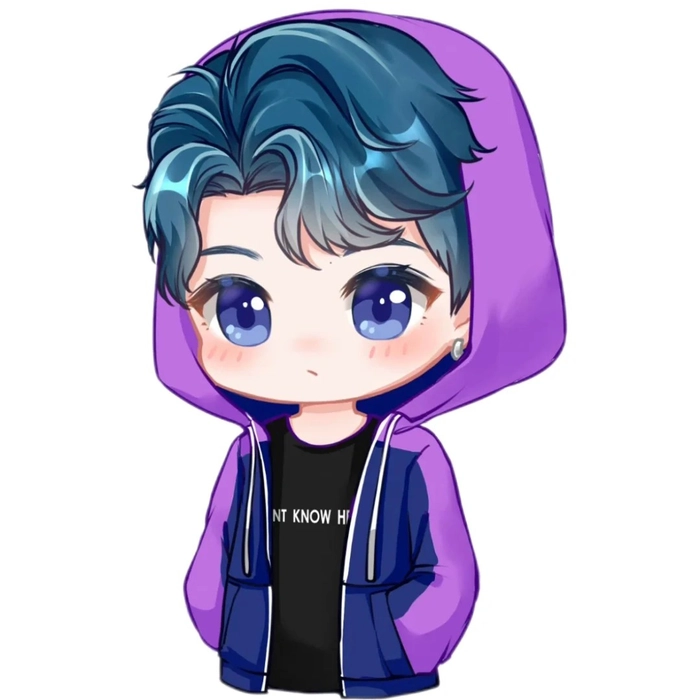Ảnh chibi Vương Nhất Bác thần thái ngầu