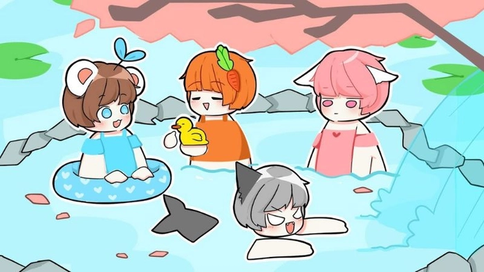 Ảnh chibi của Hero Team ngộ nghĩnh