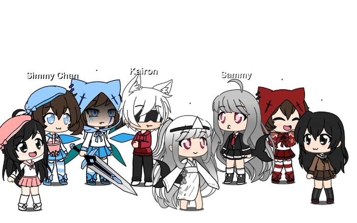 Ảnh chibi của Hero Team tinh nghịch