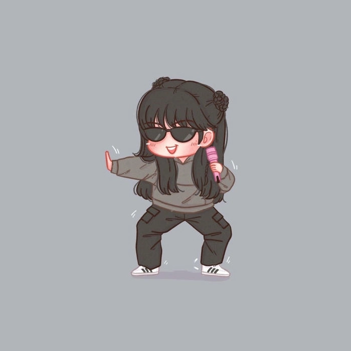 Ảnh chibi của Lisa phong cách đáng yêu