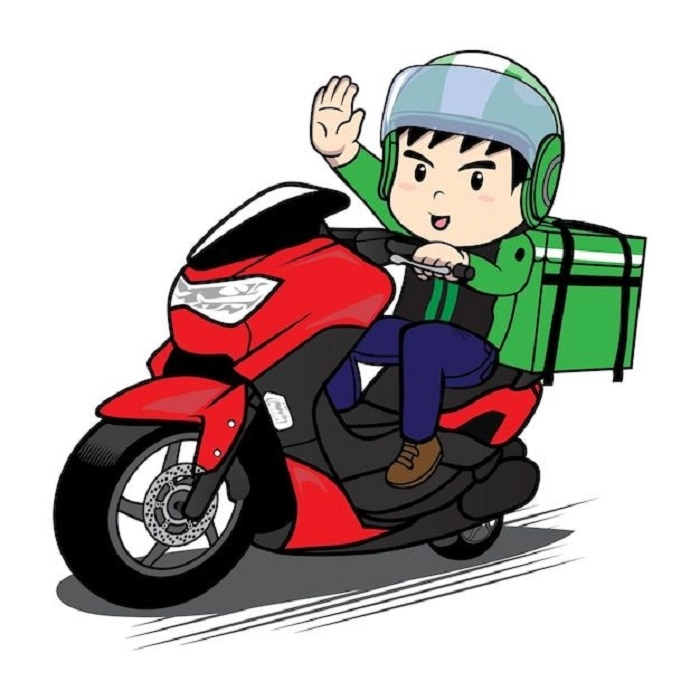 Ảnh động Grab chibi cute