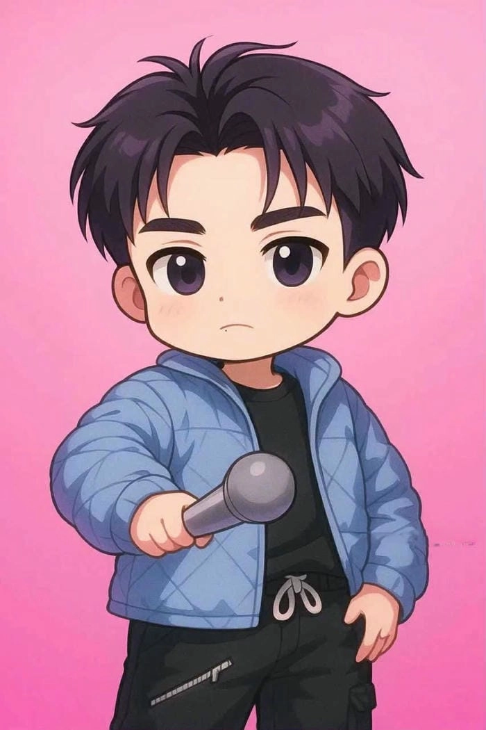 Ảnh hoạt hình Quang Hùng MasterD chibi