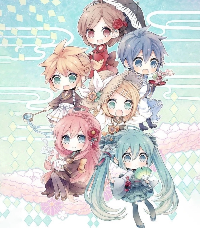 Ảnh hội chị em Hero Team chibi xinh đẹp