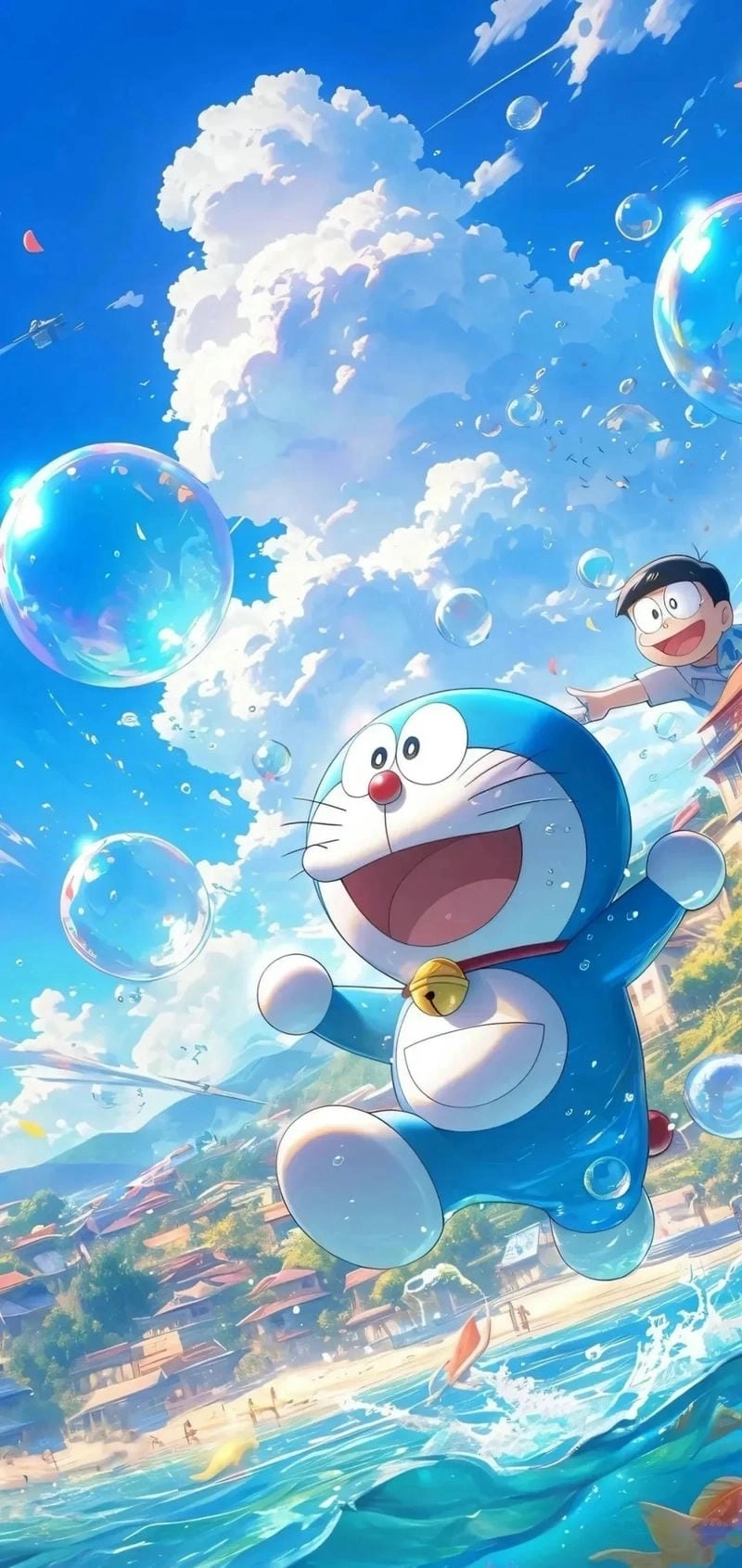 Ảnh nền Doremon cute dễ thương