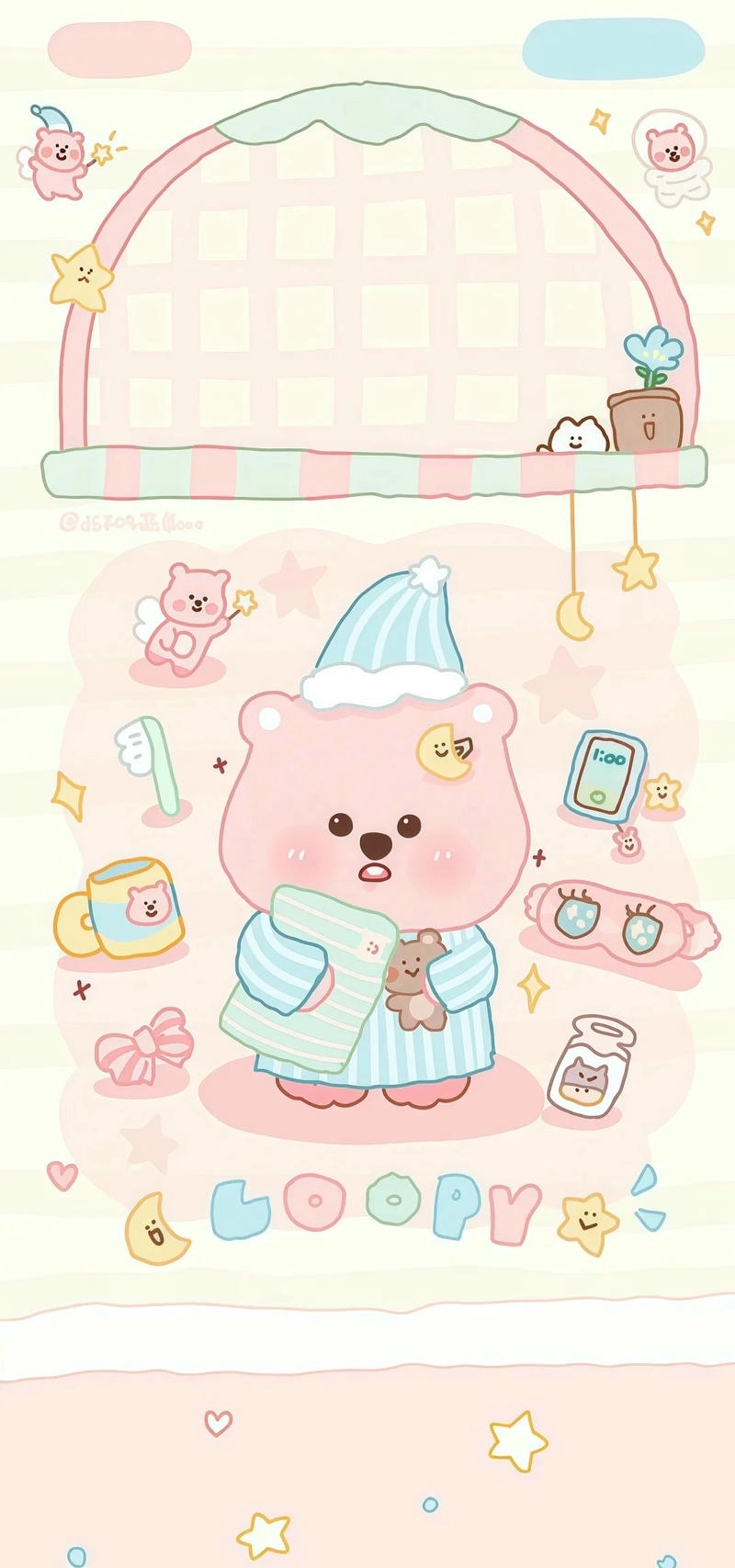 Ảnh nền Loopy cute cho dế yêu