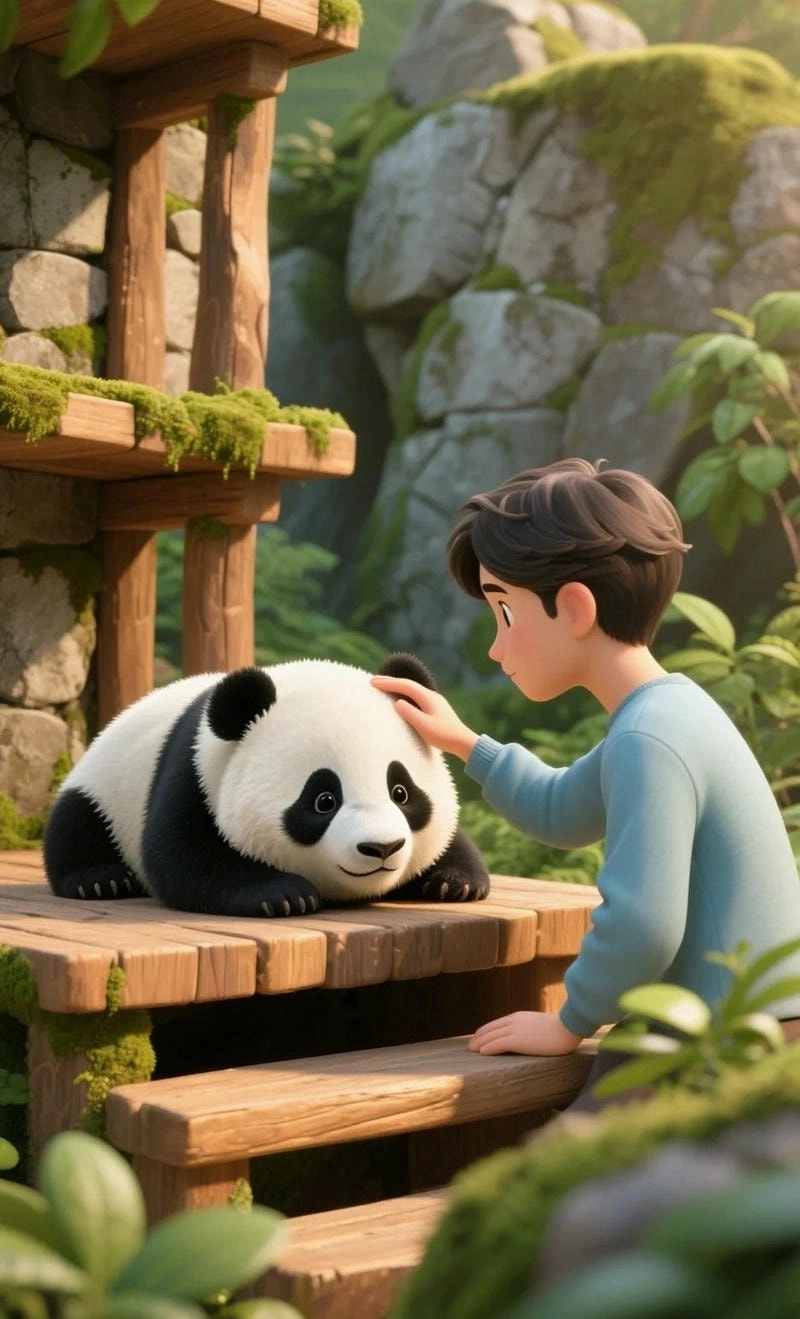 Ảnh nền con Gấu Trúc cute siêu đáng yêu