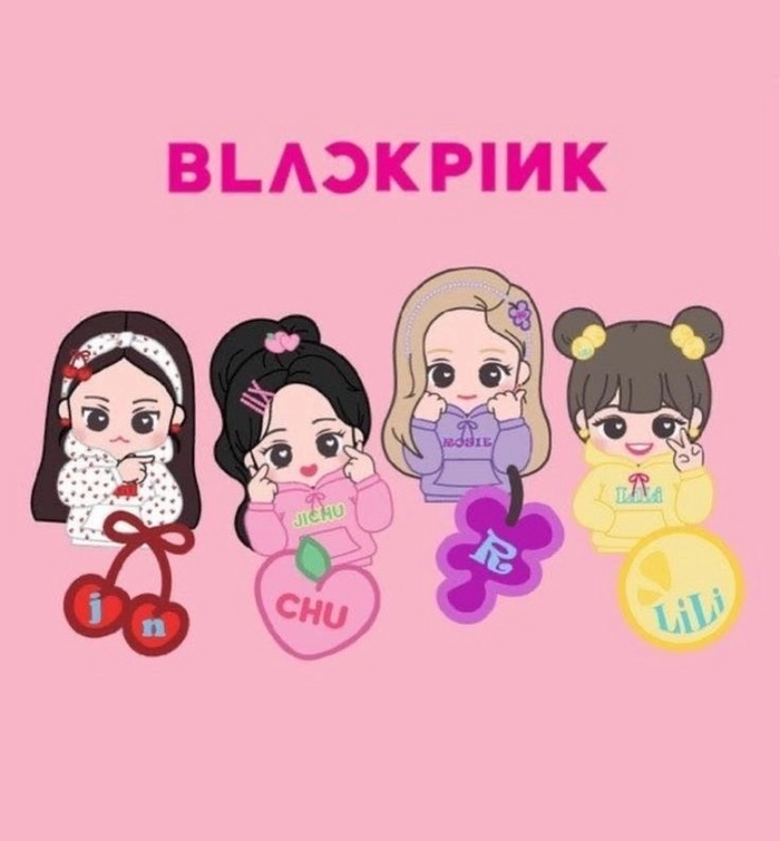 Ảnh nhóm BlackPink chibi cute đẹp