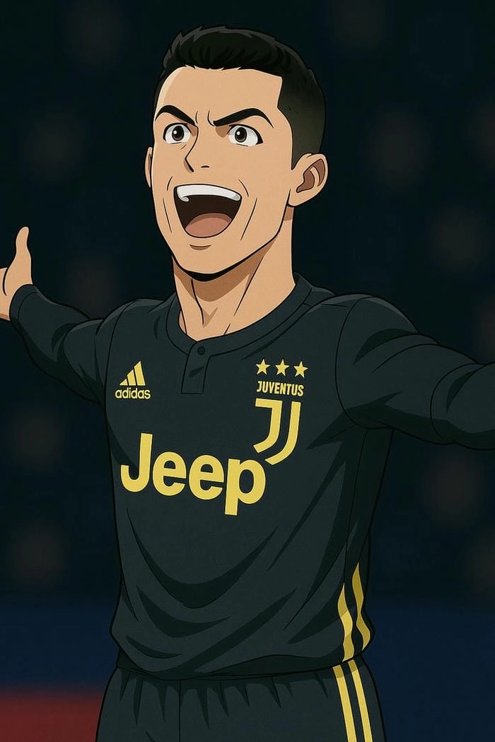 CR7 chibi phong cách hoạt hình