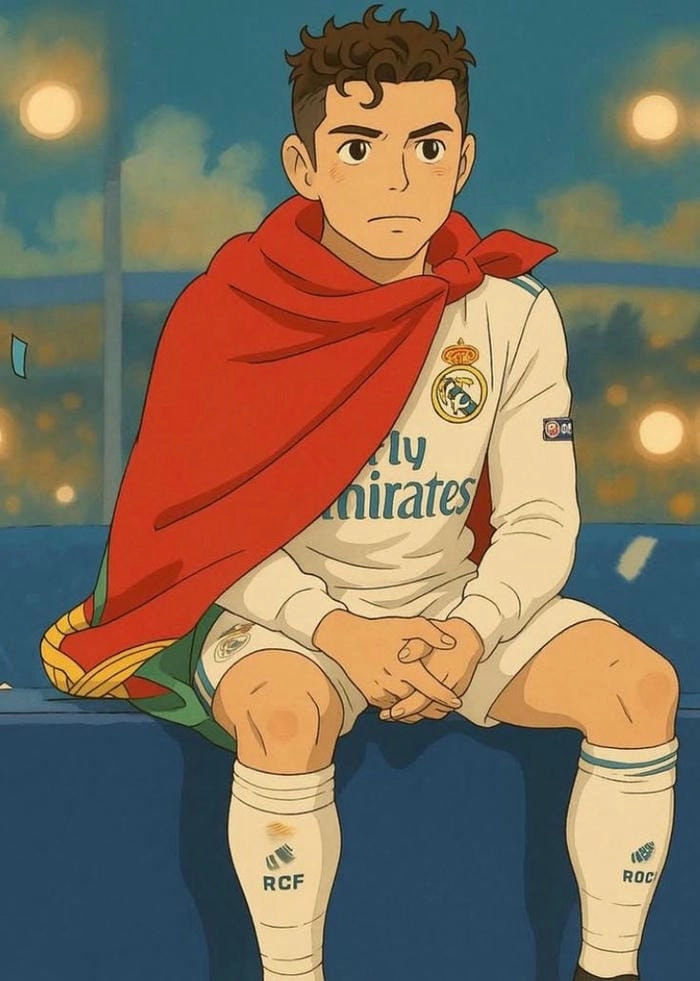 Cristiano Ronaldo chibi dễ thương