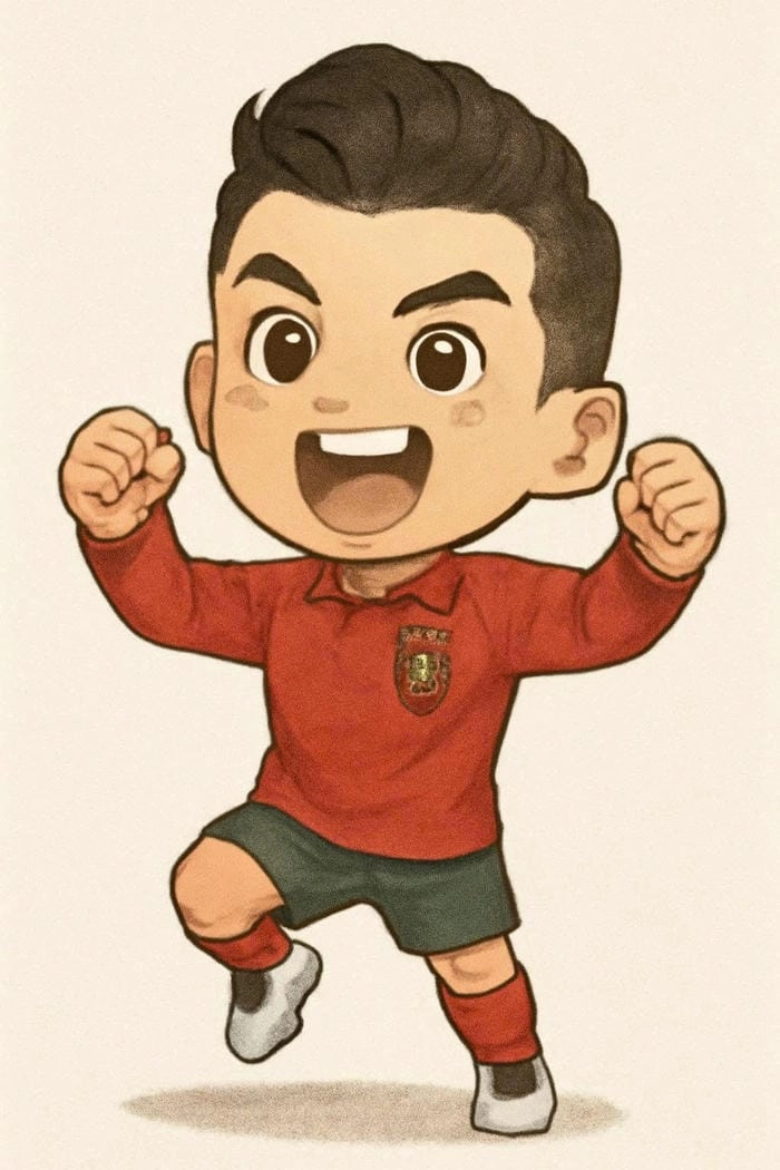 Cristiano Ronaldo chibi phiên bản mini
