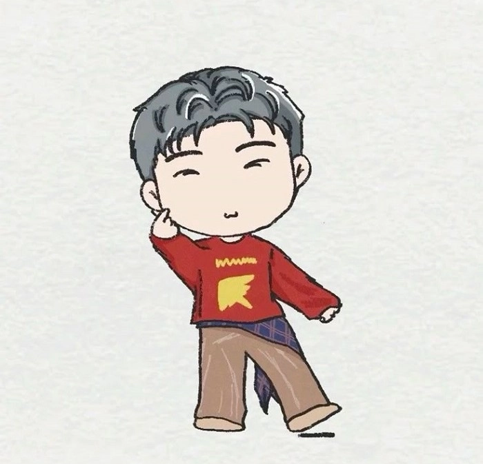 Dương Domic chibi cute đáng yêu