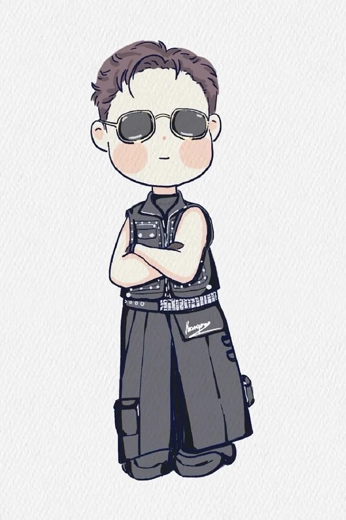 Dương Domic chibi hoạt hình