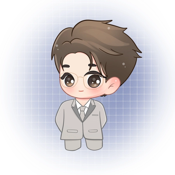 Hình Atus chibi phong cách hài hước