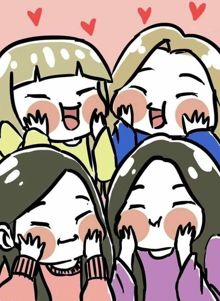Hình BlackPink chibi cute cho fan nữ