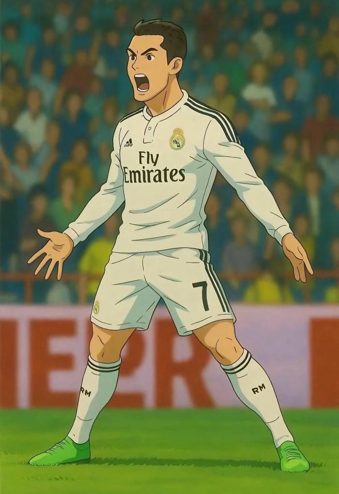 Hình CR7 chibi phù hợp làm ảnh đại diện