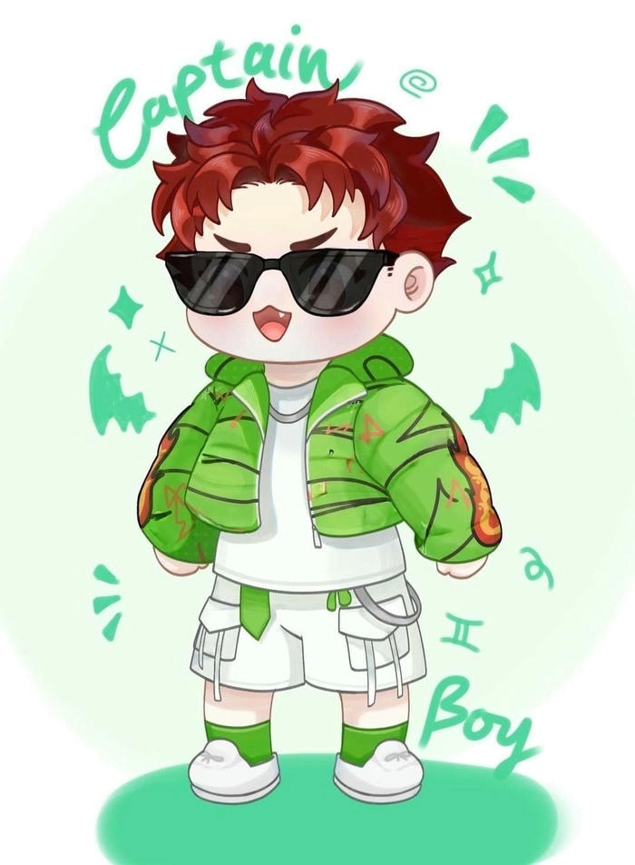 Hình Captain Boy chibi cực yêu