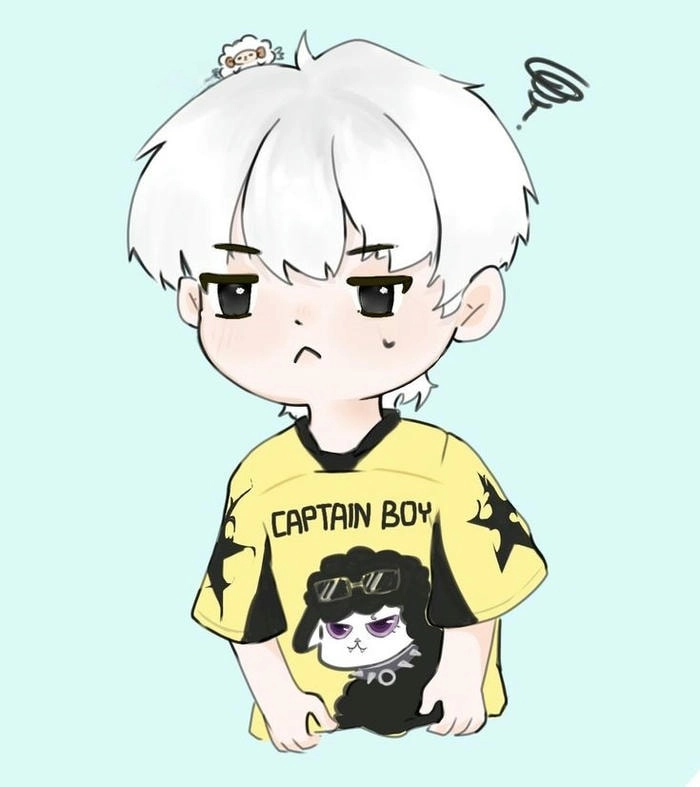 Hình Captain Boy chibi cute độc đáo