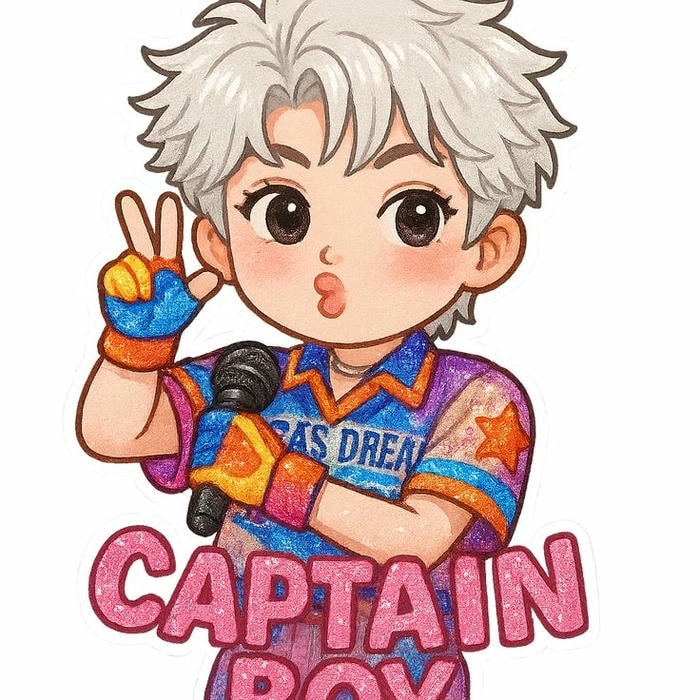 Hình Captain Boy phiên bản chibi