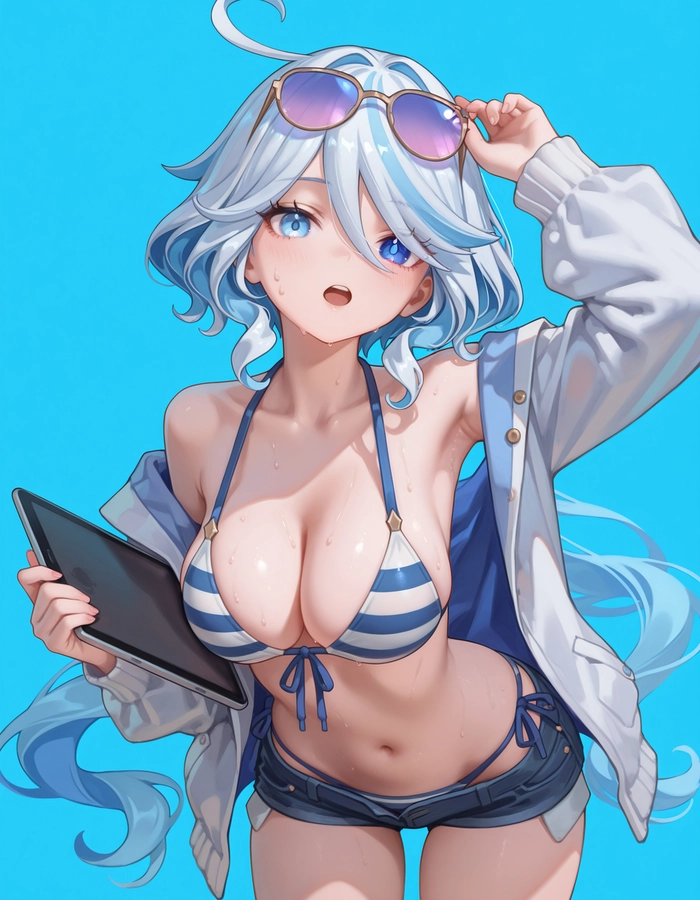 Hình Furina Genshin bikini quyến rũ