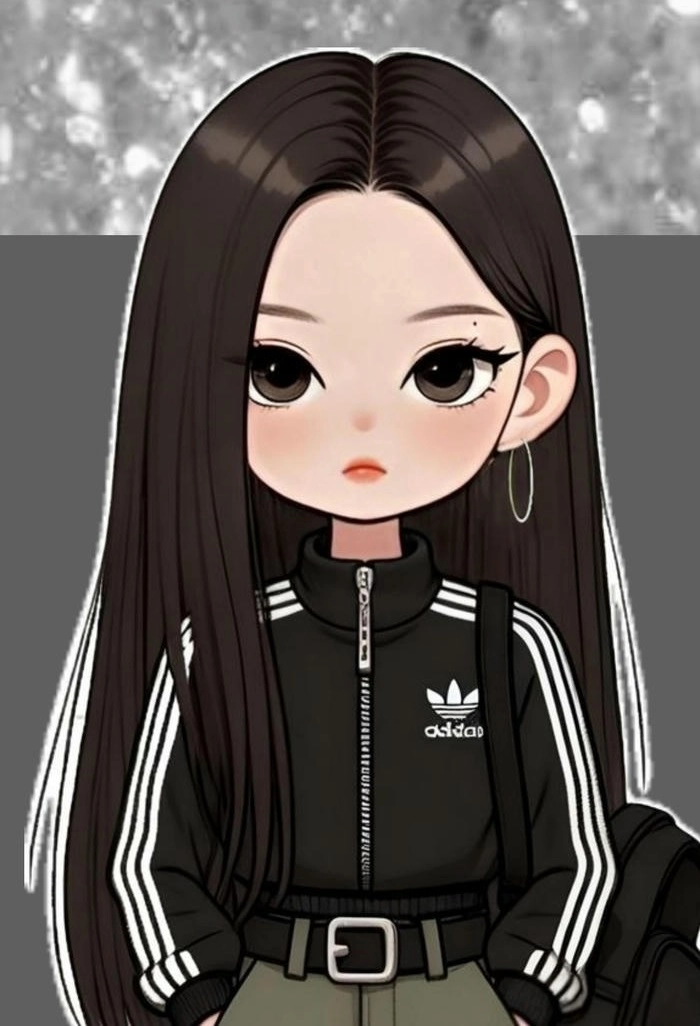Hình Jennie chibi cute làm ảnh đại diện