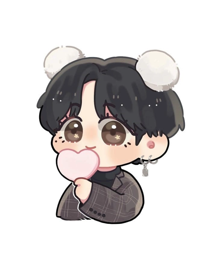 Hình Jungkook chibi đáng yêu